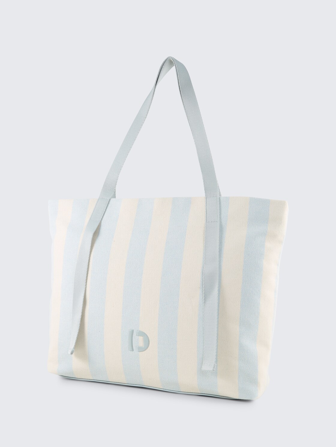 TTJETT XL Shopper mit Streifenmuster - stripes blue - seitliche Produkt-Ansicht 