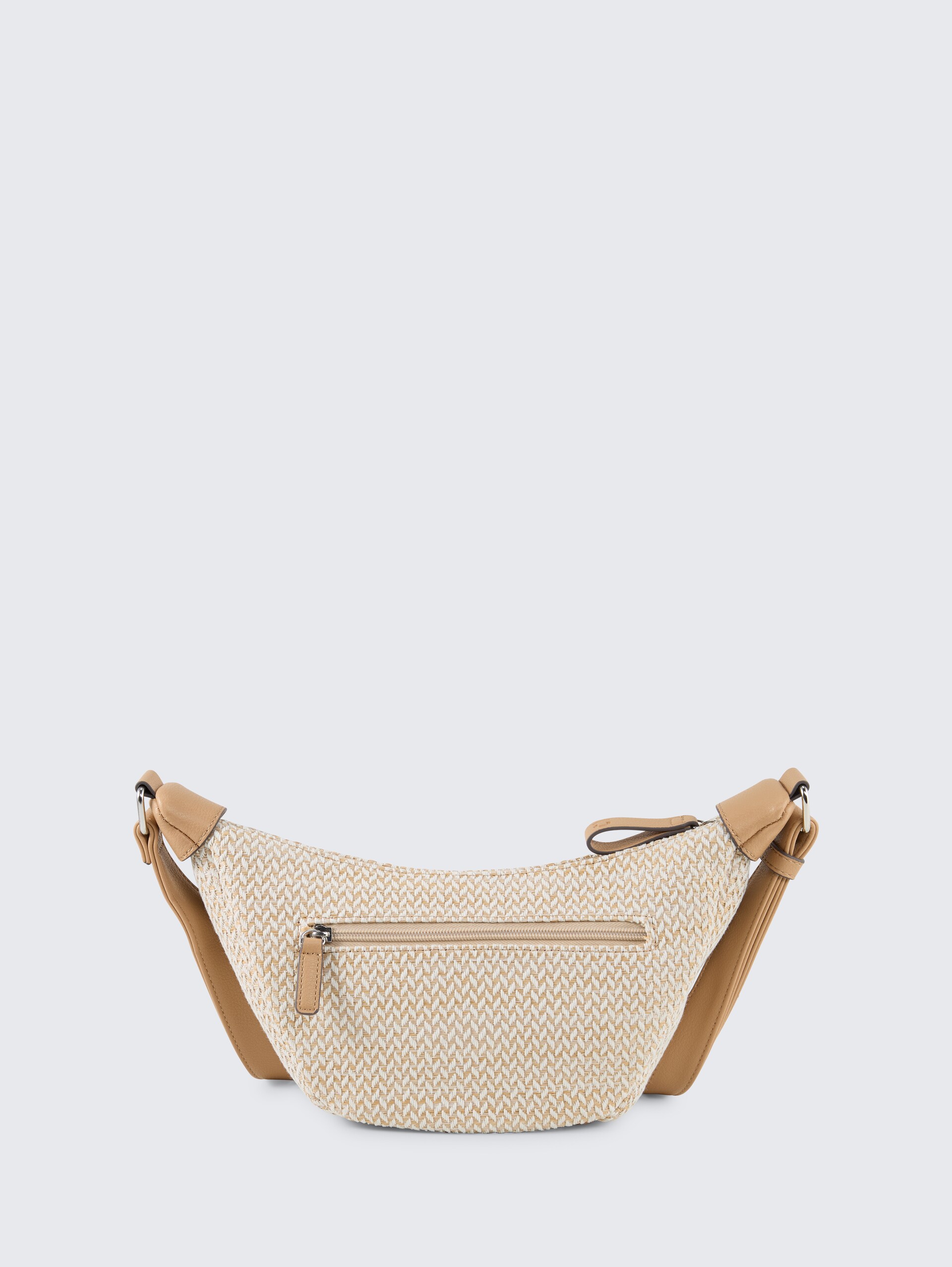 TTLIRIEL RAFFIA M Umhängetasche in Flecht-Optik - beige / beige - Produkt-Rückansicht