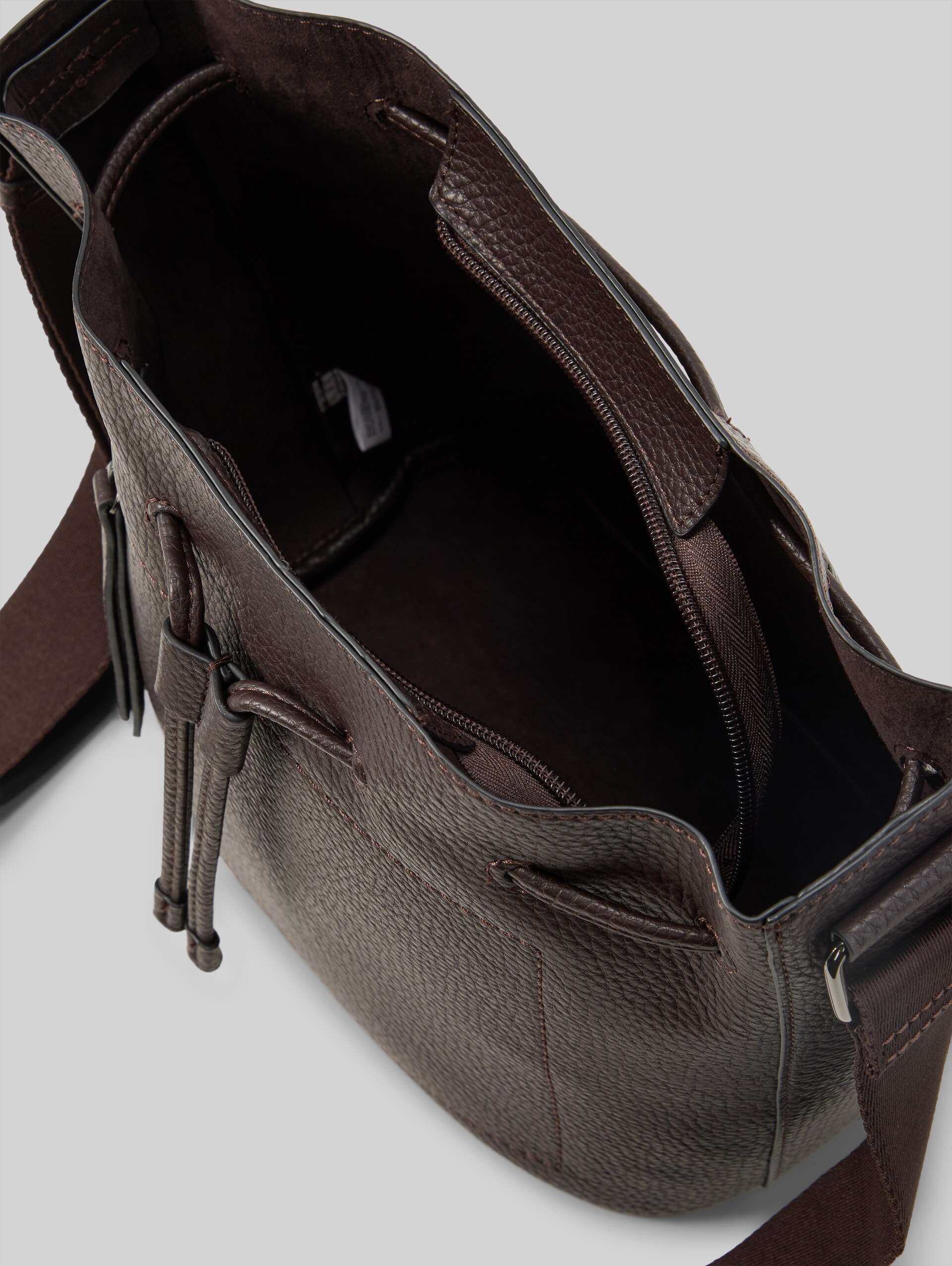 TTANALISA buideltas met logo-reliëf - dark brown - zijaanzicht product 