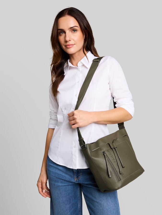 TTANALISA buideltas met logo-reliëf door Women, khaki / khaki