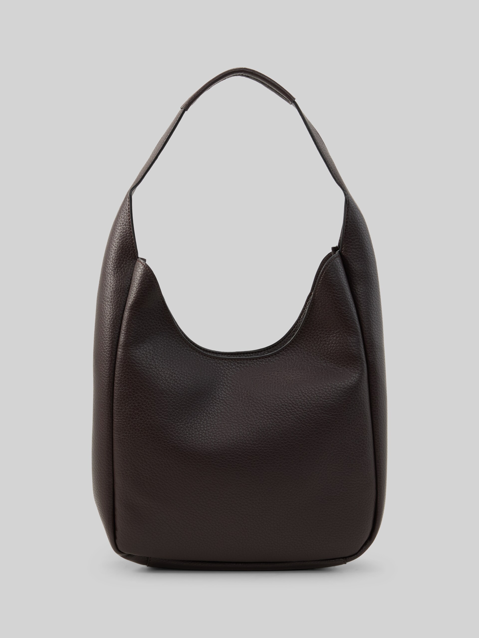 TTANALISA schoudertas met logo-reliëf - dark brown - Achteraanzicht product