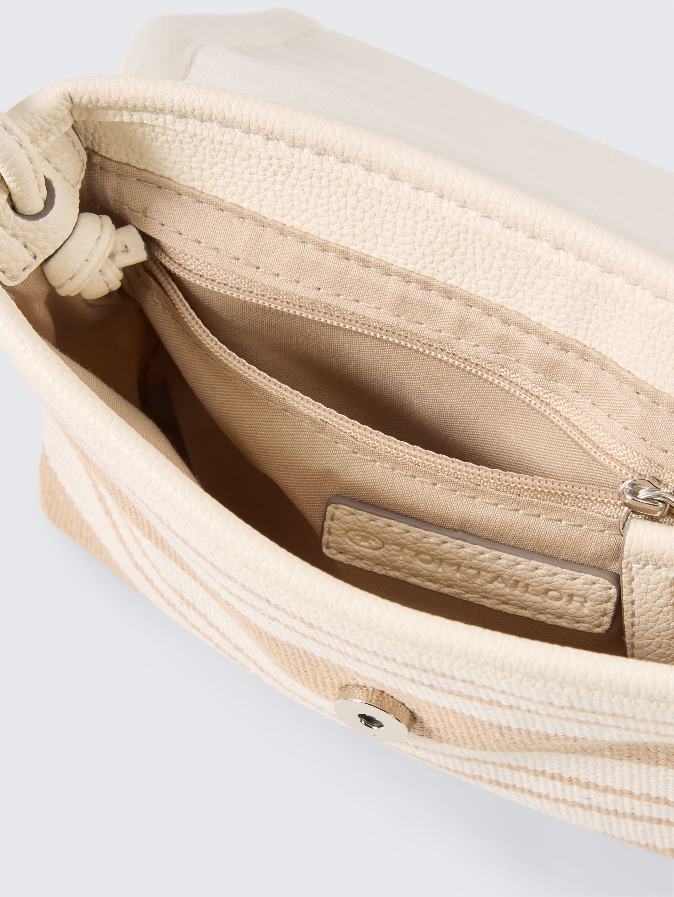 TTELODIE XS schoudertas met streepmotief - mixed_off_white - 