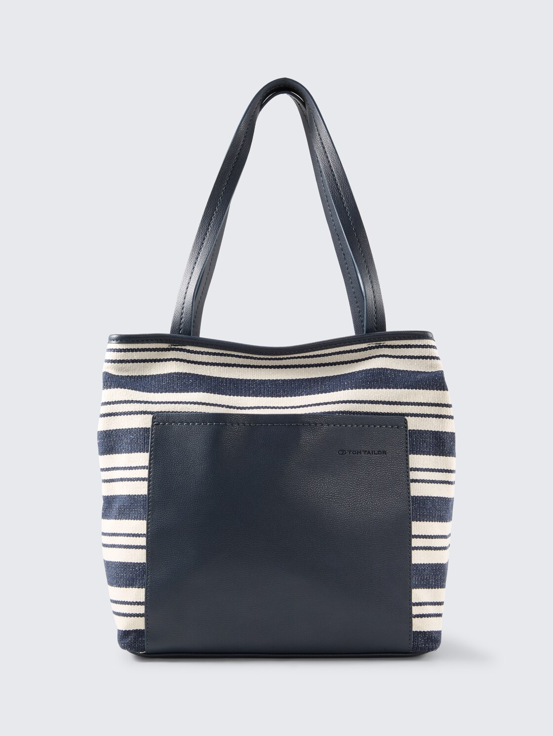 TTELODIE M Shopper mit Streifenmuster - mixed blue - Vorder-Produkt-Ansicht