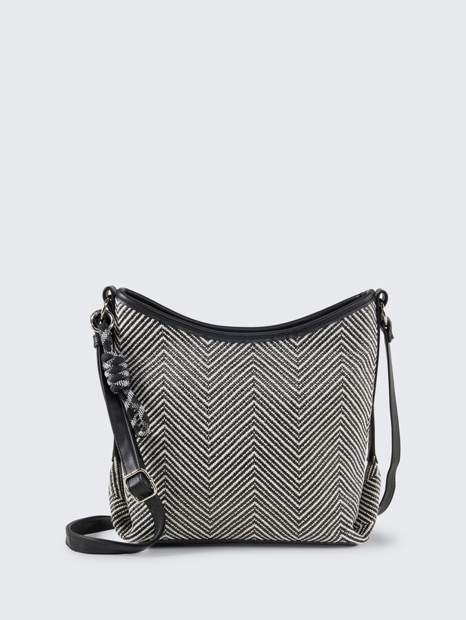 TTMIRELLE S Beuteltasche in Bast-Optik von Women, schwarz / black