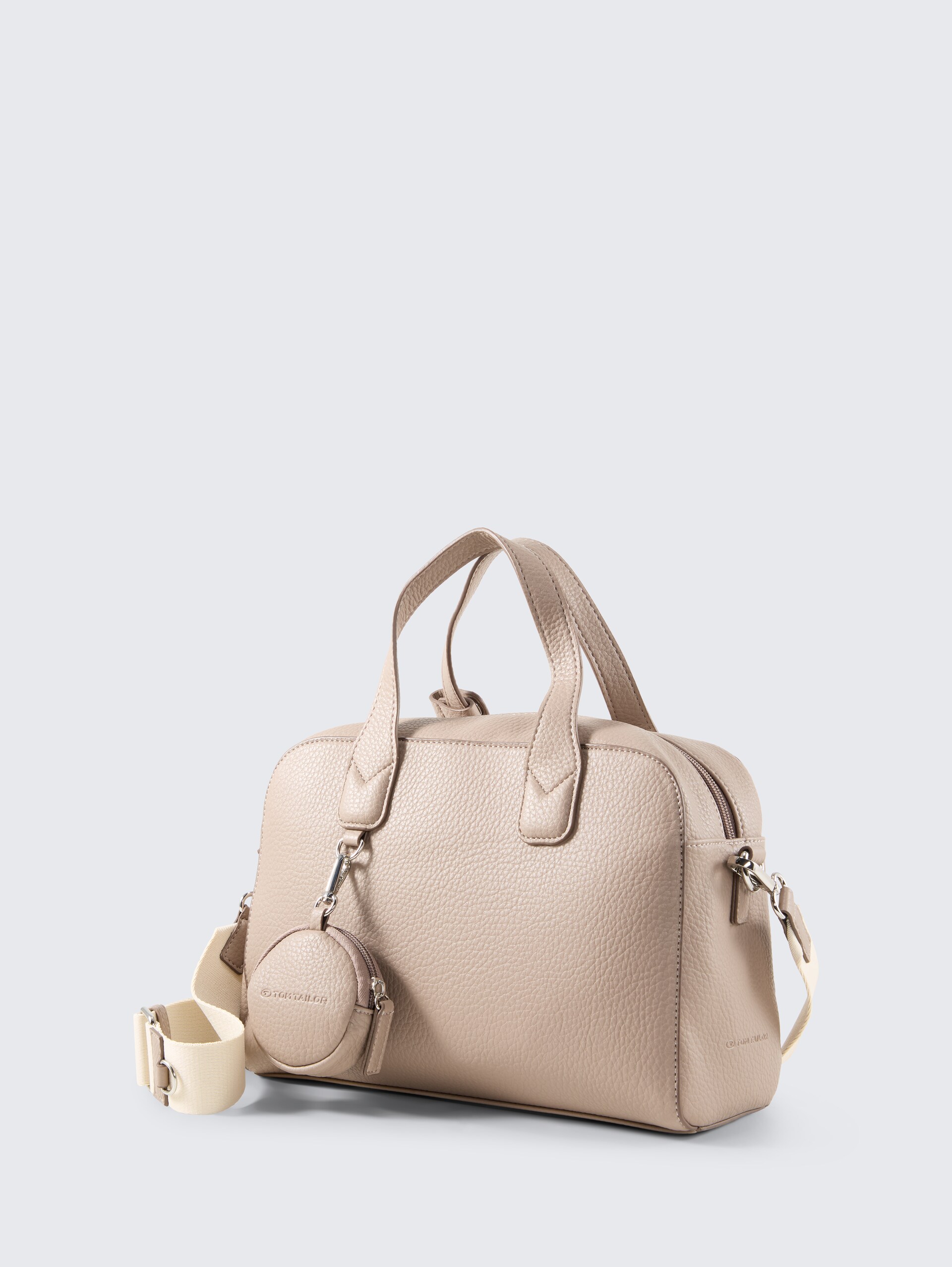 TTRIMA bowlingtas - taupe / taupe - zijaanzicht product 