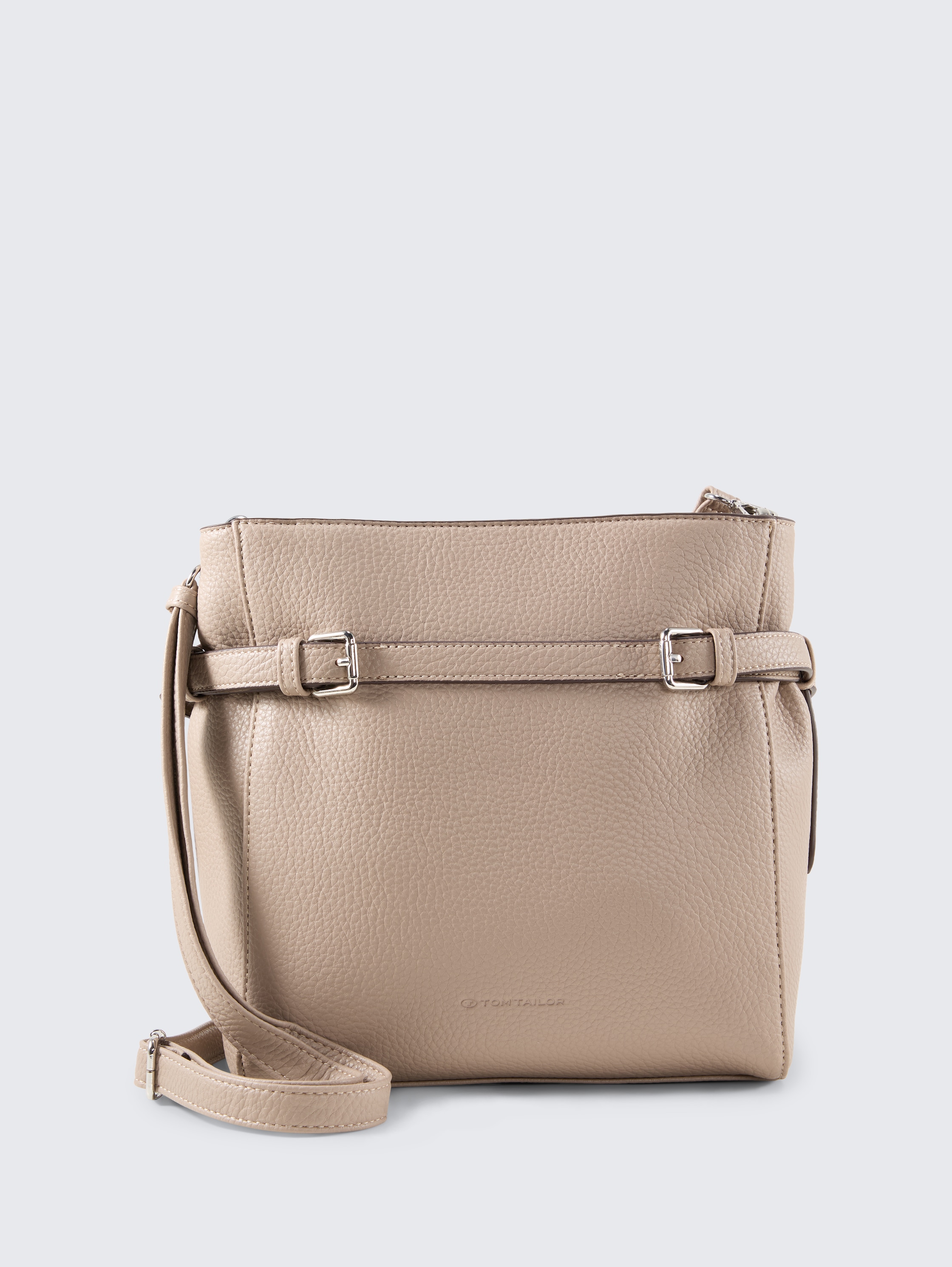 TTSORA M Shoulder bag with belt detail - taupe_taupe - 