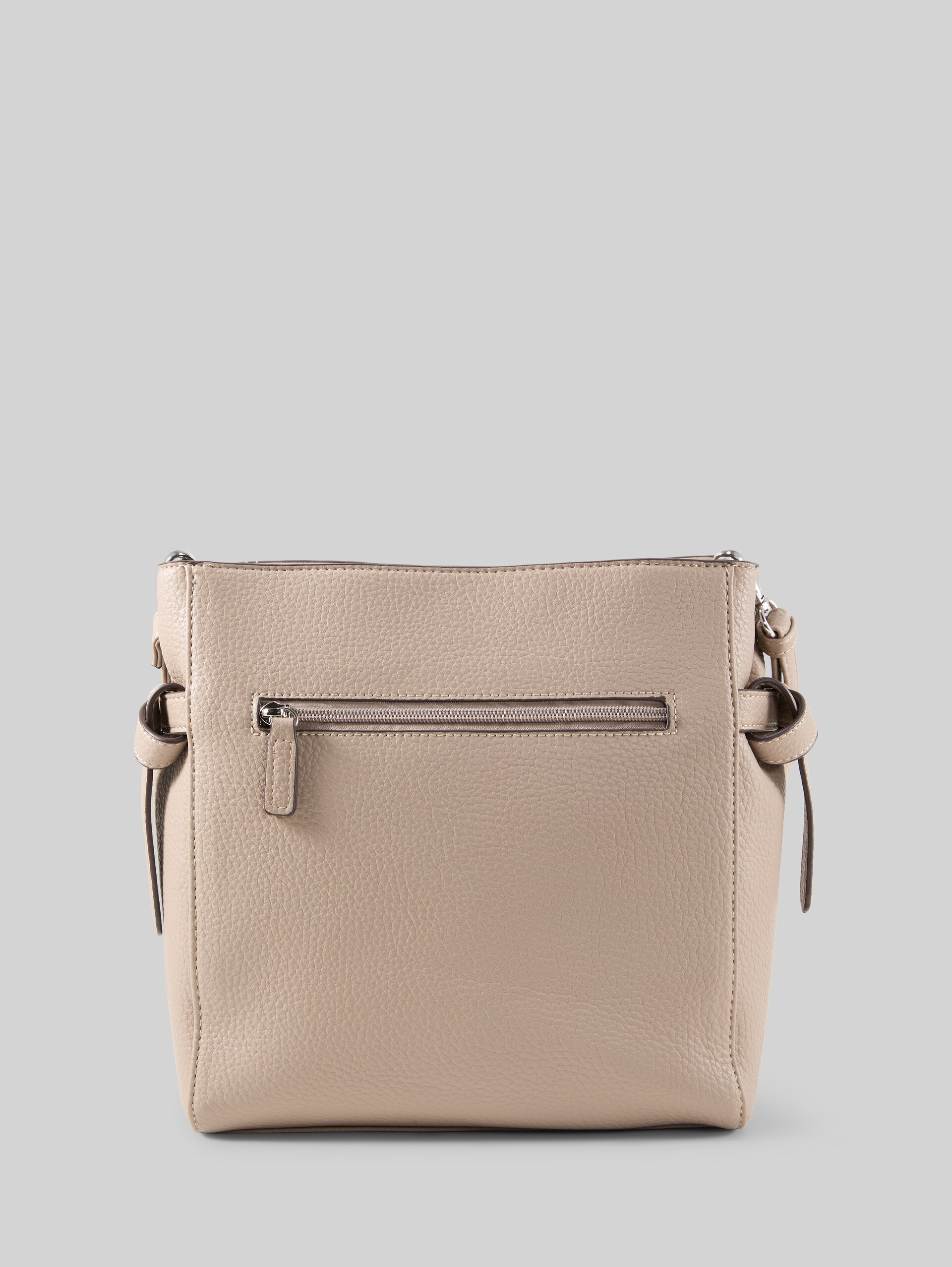 TTSORA M Shoulder bag with belt detail - taupe / taupe - Product rear view