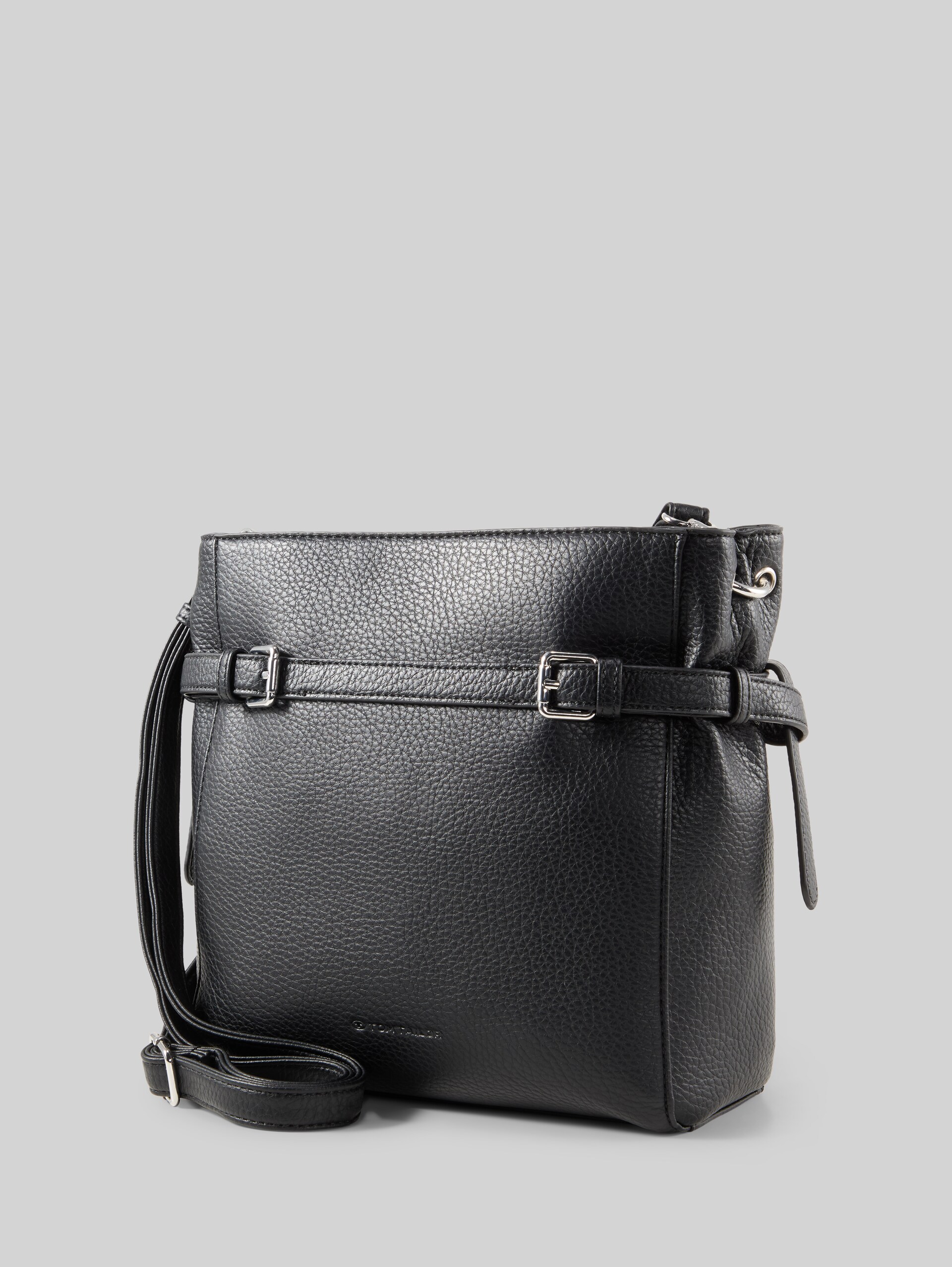 TTSORA M Shoulder bag with belt detail - schwarz / black - side product view 