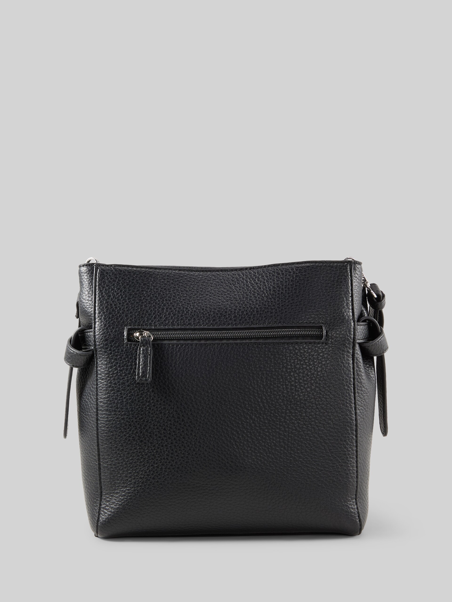 TTSORA M Shoulder bag with belt detail - schwarz / black - Product rear view