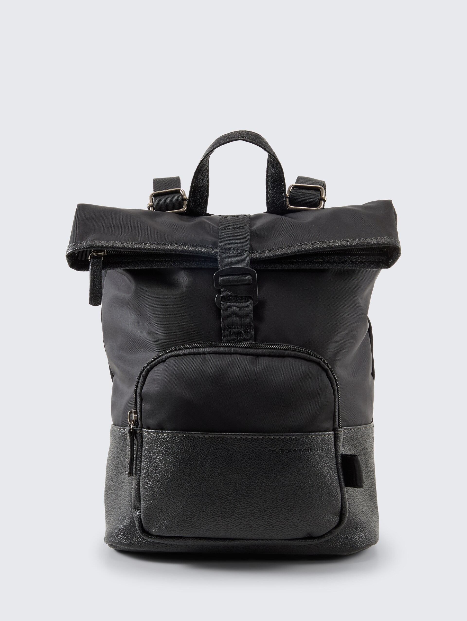 TTVIENE M Rucksack mit Materialmix - schwarz / black - Vorder-Produkt-Ansicht