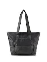 Ausgewählt, TTVIENE L Shopper mit Materialmix von Tom Tailor, schwarz