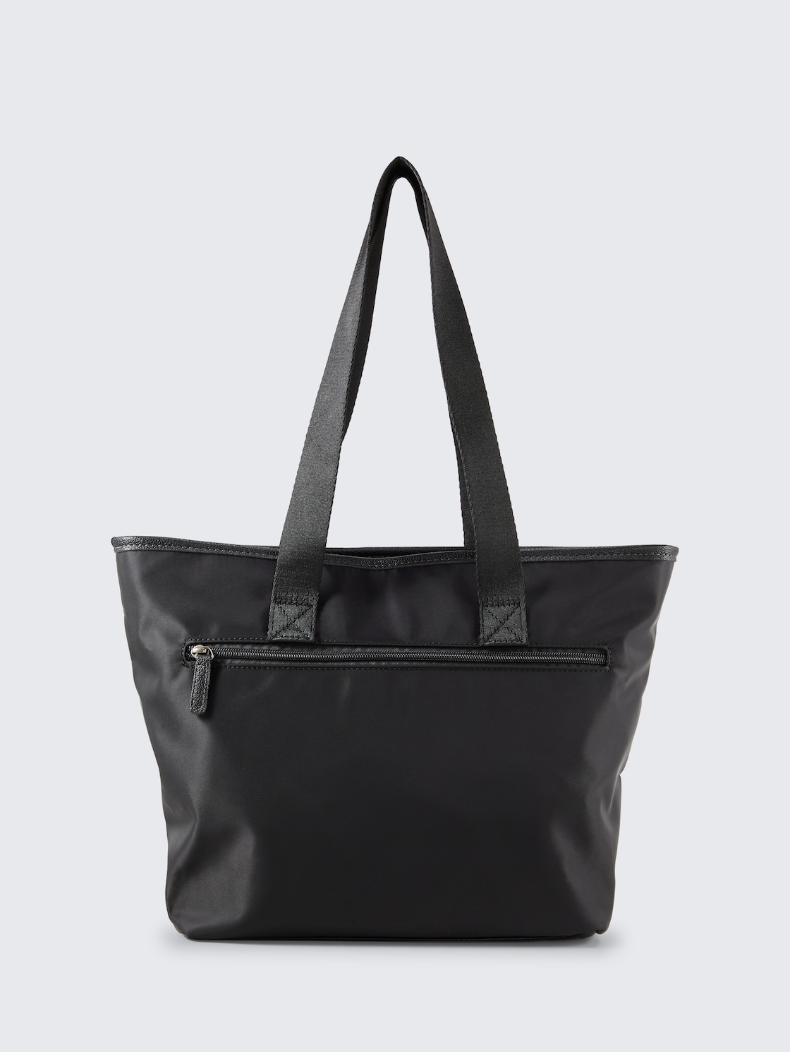 TTVIENE L Shopper mit Materialmix - schwarz / black - Produkt-Rückansicht