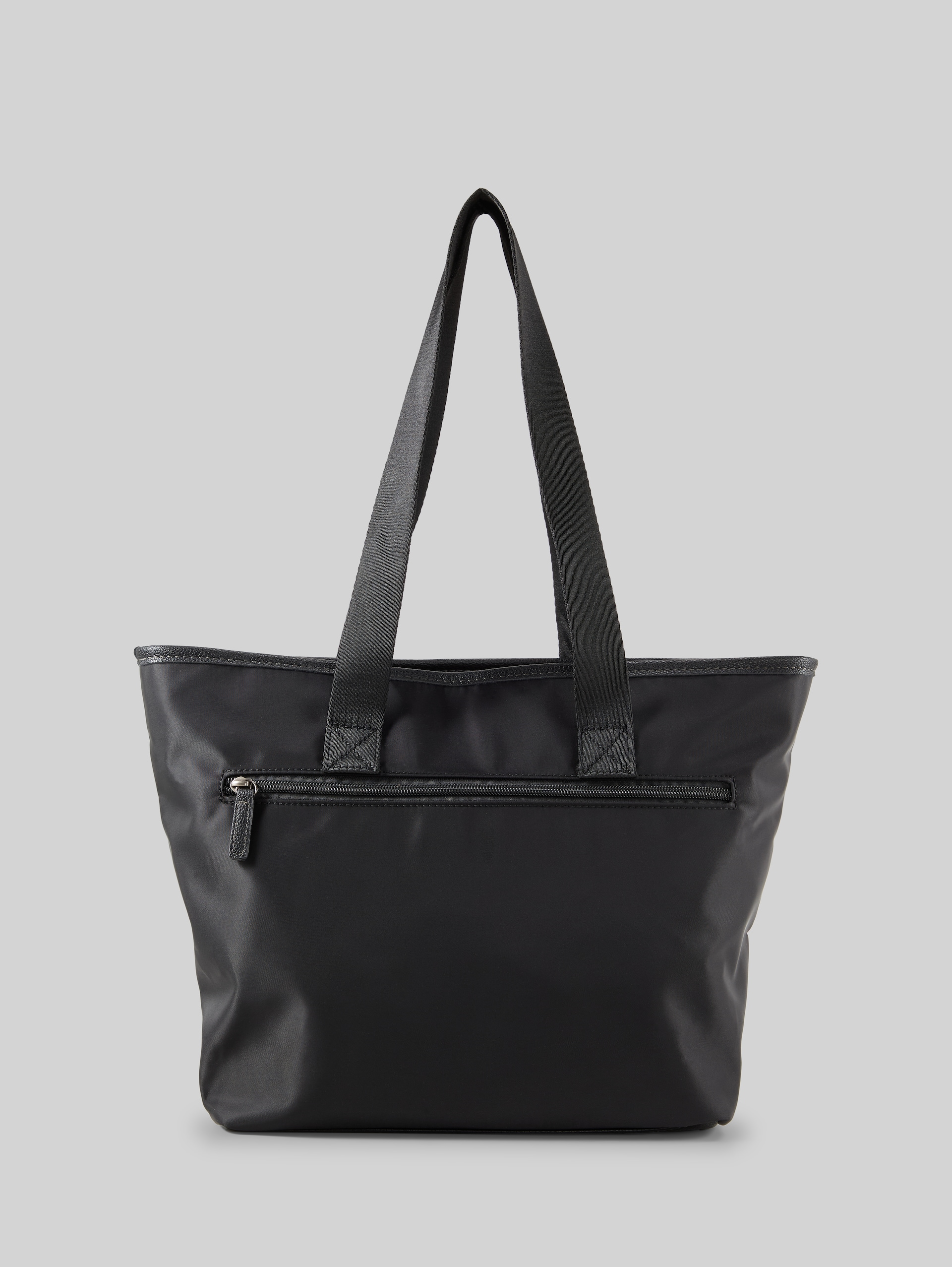 TTVIENE L shopper with mixed materials - schwarz / black - Product rear view