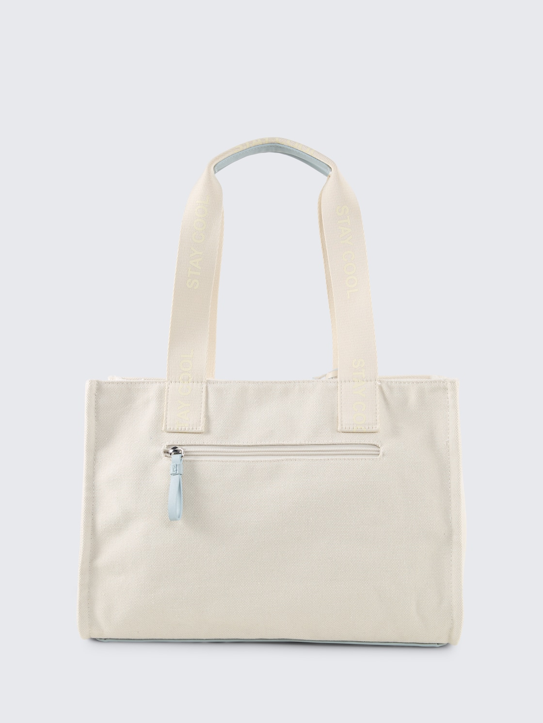 TTAZURA L Shopper mit abnehmbarem Anhänger - beige / beige - Produkt-Rückansicht