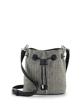 Selected, TTMADELYN S Crossbody bag in raffia look by Tom Tailor, black