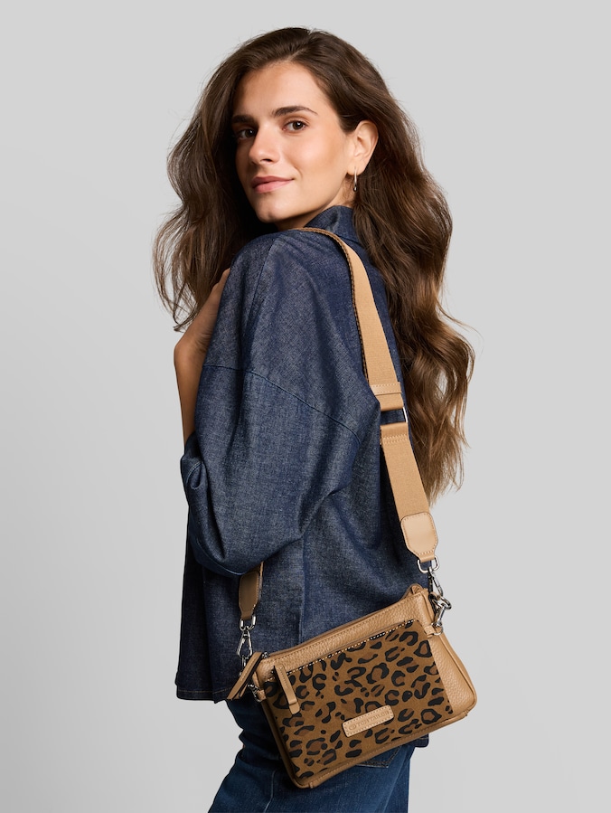TTJAMILA Sac à bandoulière à motif léopard par Women, leo brown
