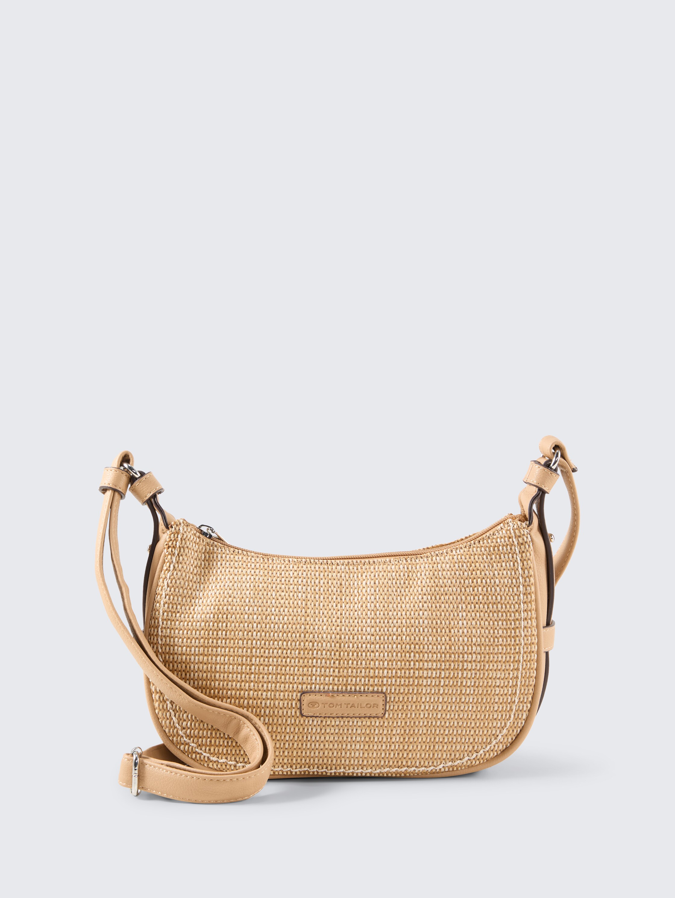 TTLYSA SUMMER S shoulder bag with mixed materials - camel_camel_nature - 