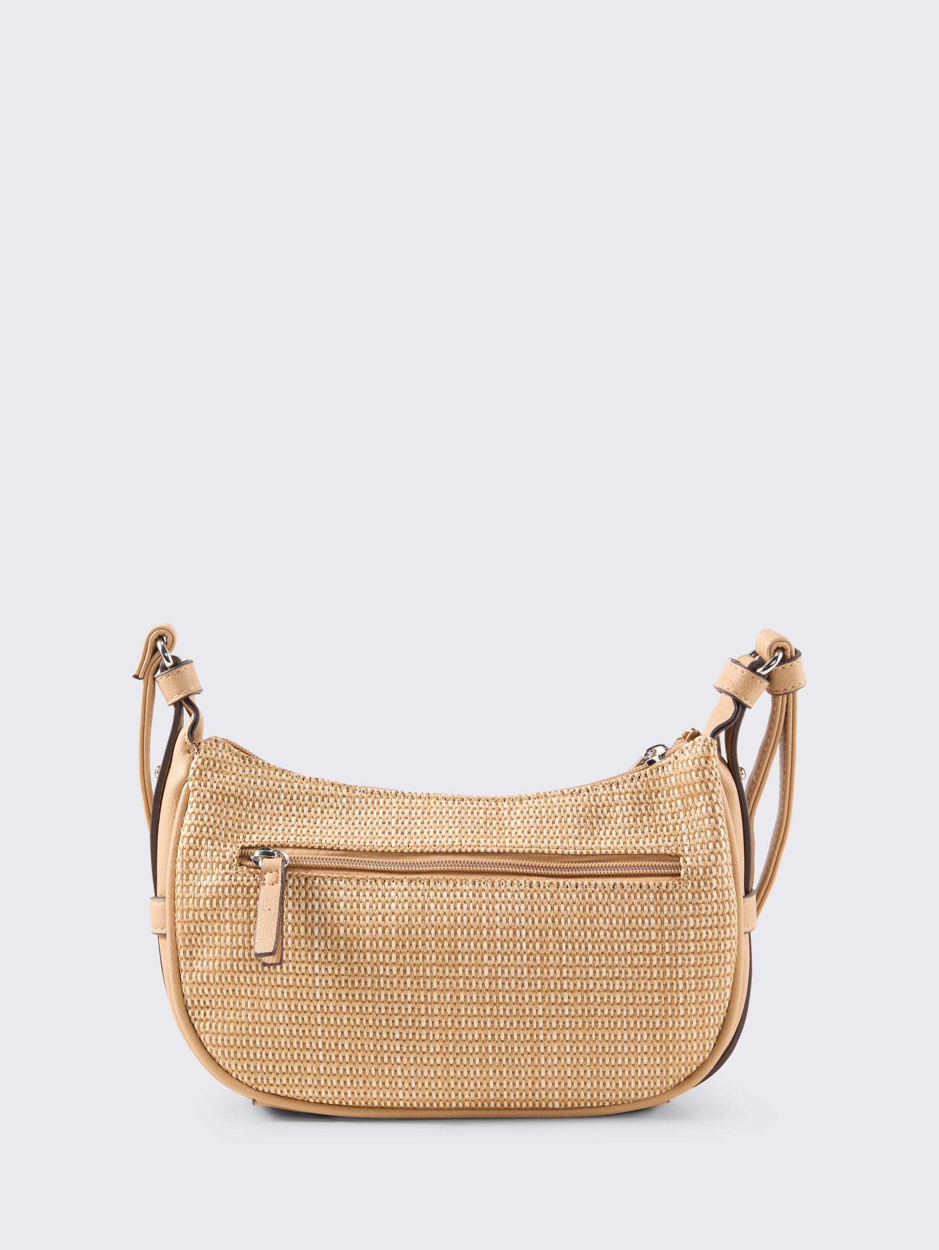 TTLYSA SUMMER S Umhängetasche mit Materialmix - camel / camel nature - Produkt-Rückansicht