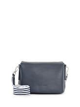 Ausgewählt, TTORLA STRIPE S Handtasche mit Gewebeband von Tom Tailor, blau