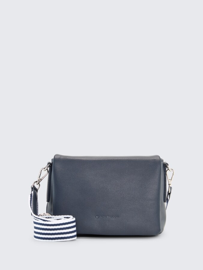TTORLA STRIPE S Handbag with woven strap by Women, dark blue