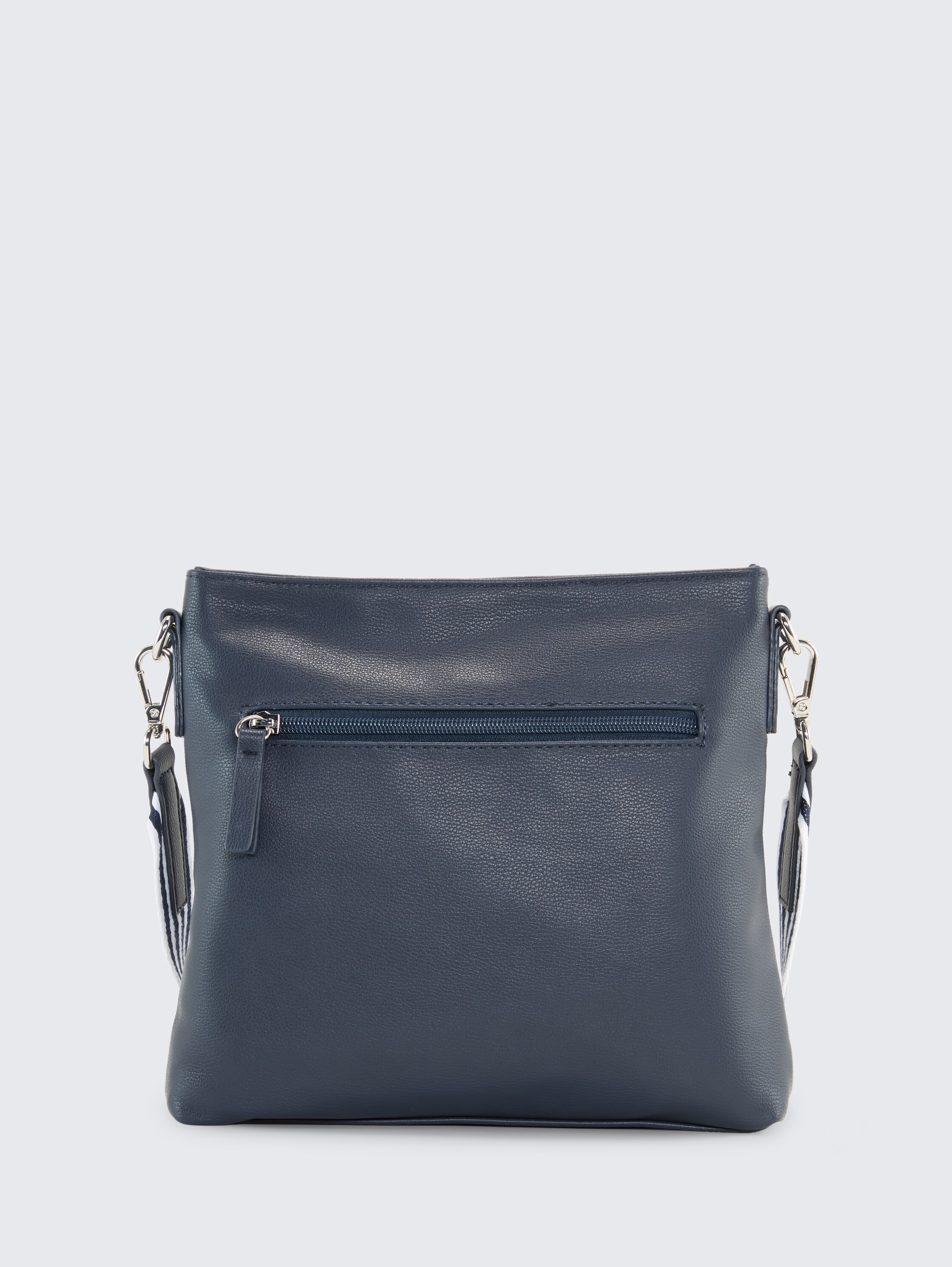 TTORLA STRIPE M schoudertas met geweven band - dark_blue_1 - 