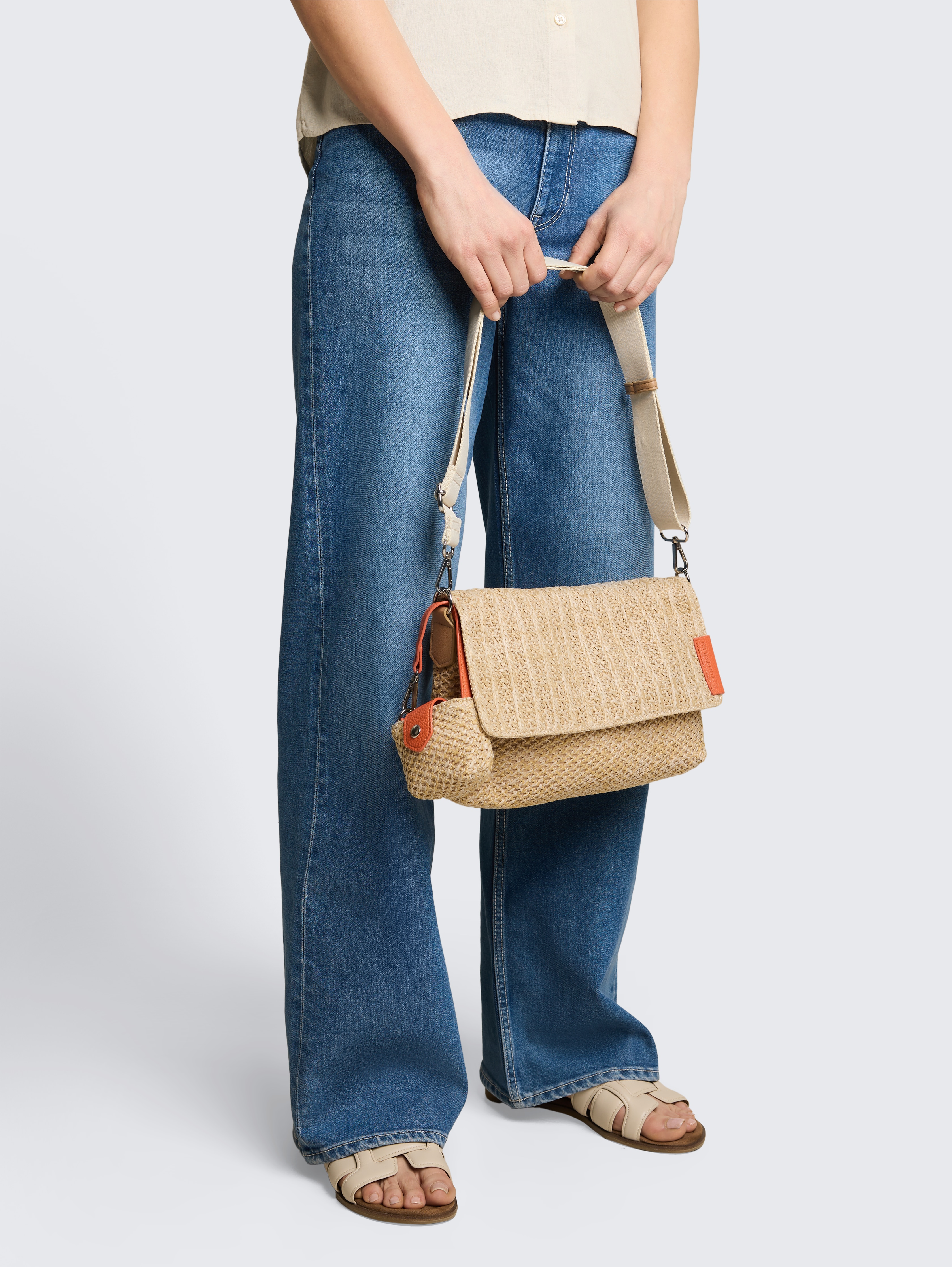 TTVANYA M Handtasche mit abnehmbarer Anhängertasche von Women, mixed beige