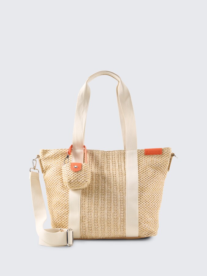 TTVANYA L Shopper with detachable pouch by Women, mixed beige