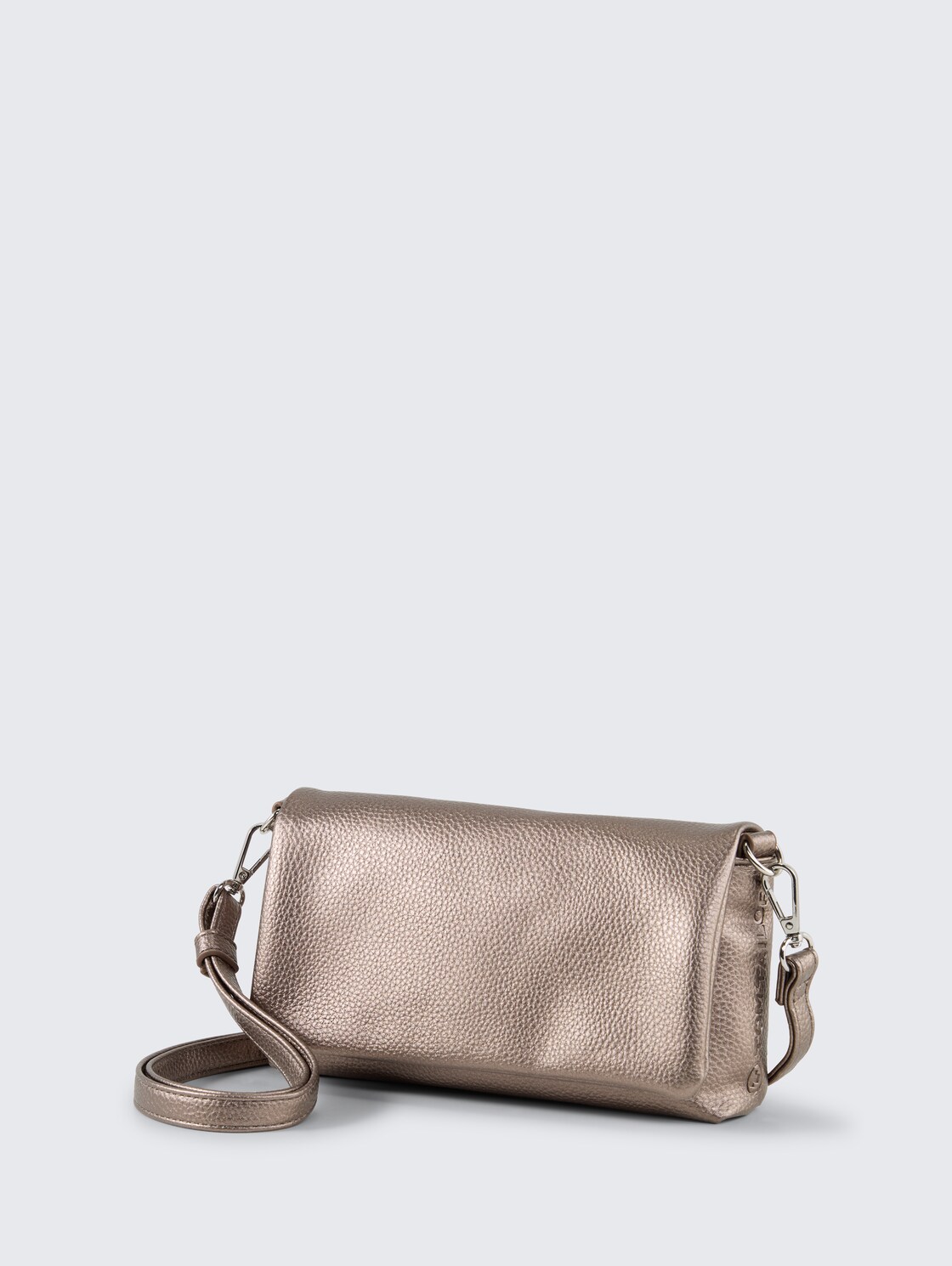 TTXIA Handtasche mit Umschlag - metallic taupe - seitliche Produkt-Ansicht 