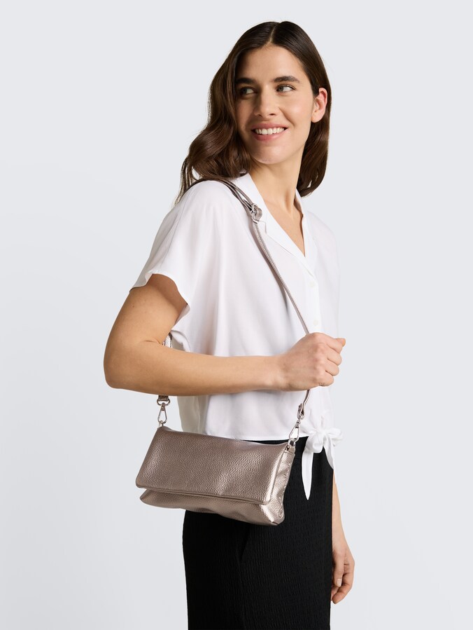 TTXIA Sac à main à rabat par Women, metallic taupe