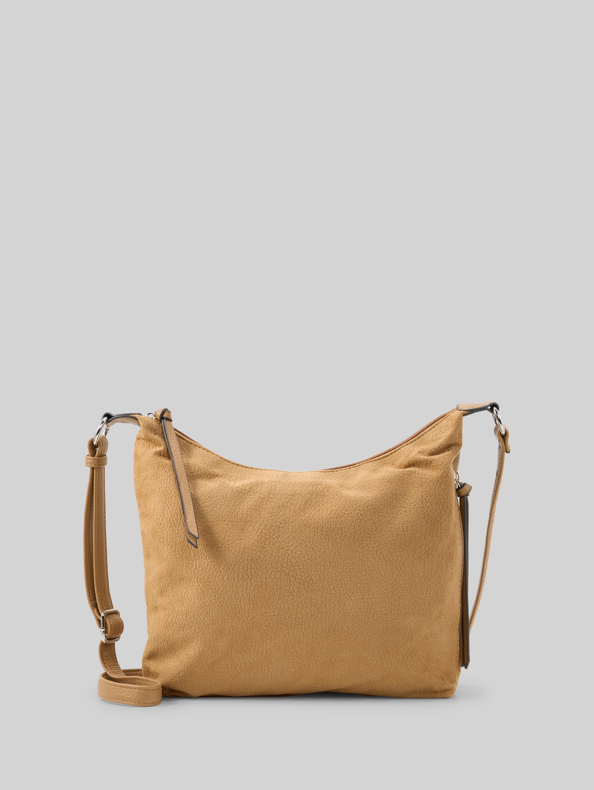 TTAIANA M schoudertas in suède-look - camel / camel nature - Product vooraanzicht