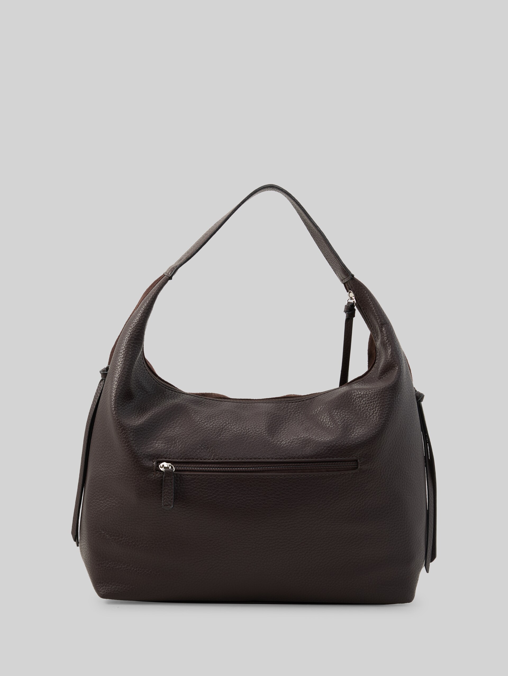 TTAIANA L Pouch in suède-look - dark brown - Achteraanzicht product