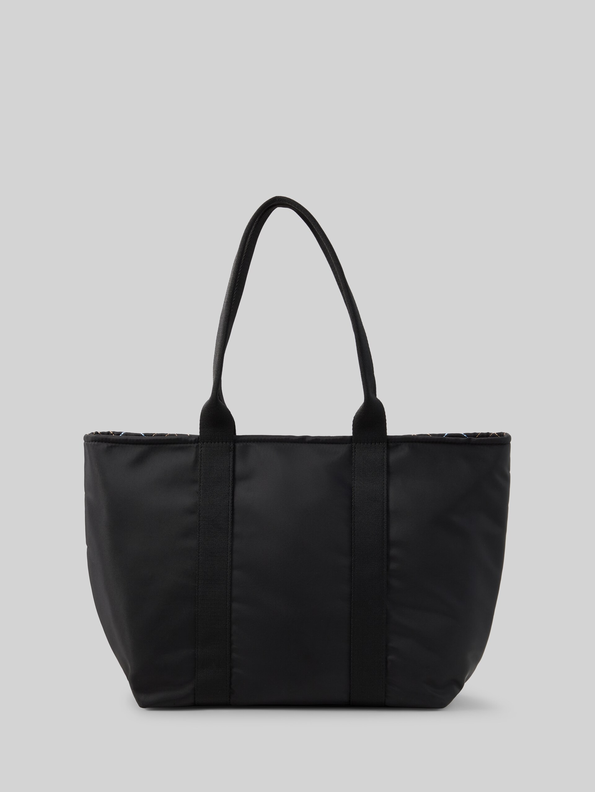 TTAMINTA XL shopper met ruitjespatroon - schwarz / black - Achteraanzicht product