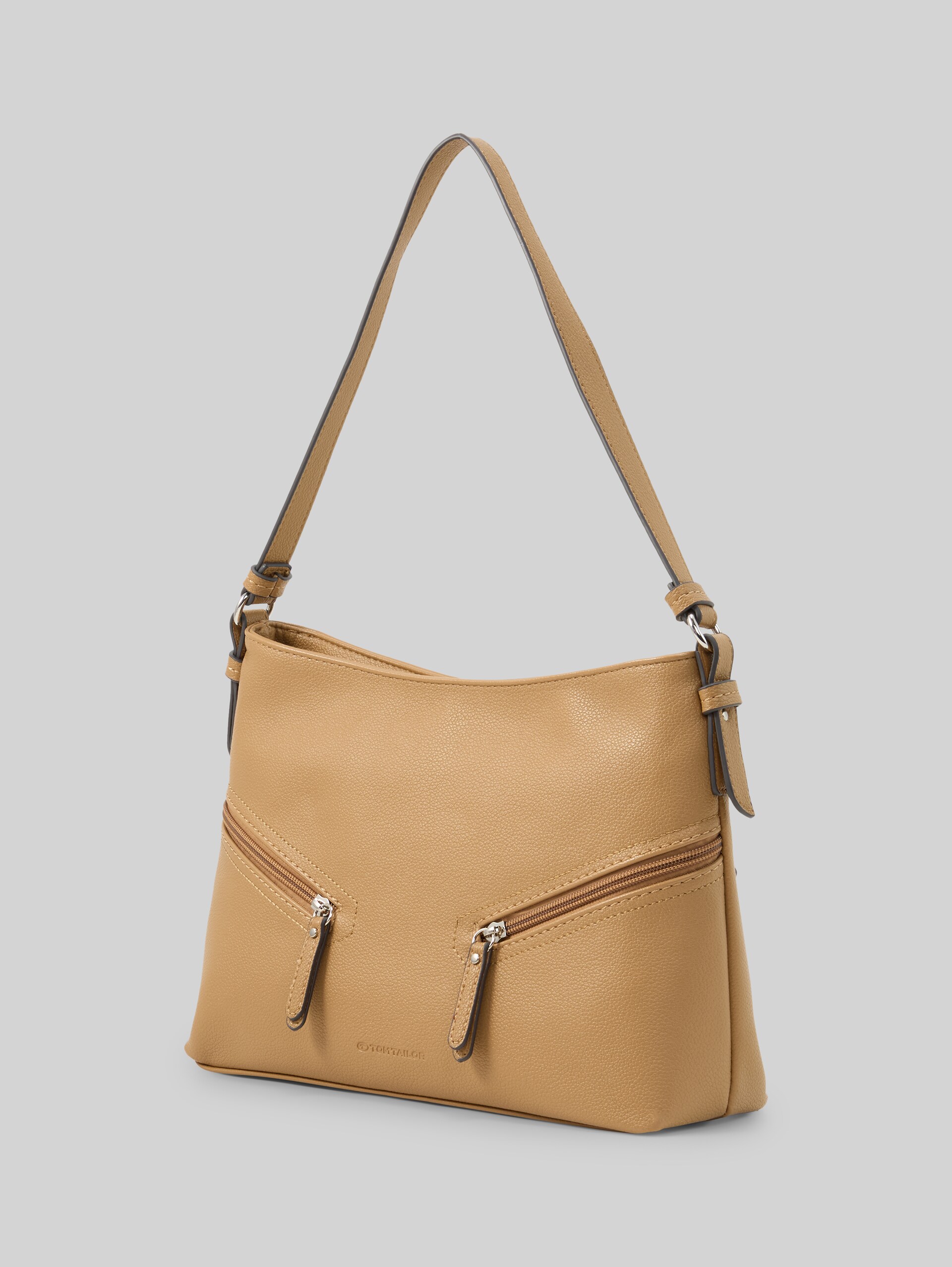TTAPOLLINE M buideltas met ritsdetails - camel / camel nature - zijaanzicht product 