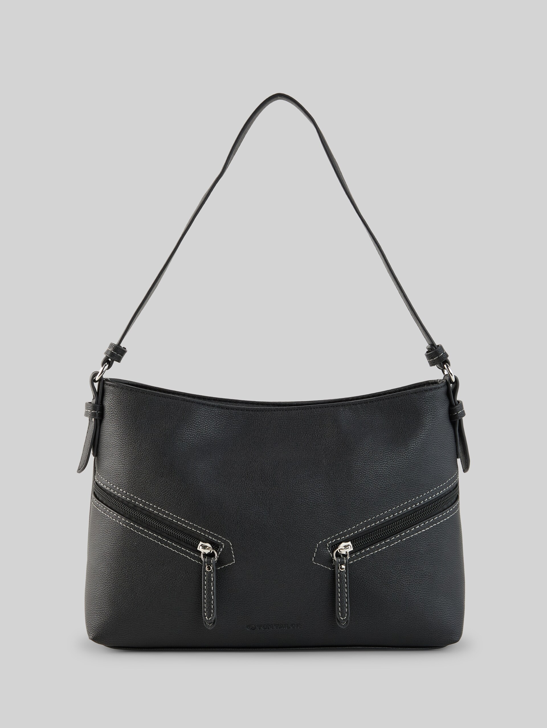 TTAPOLLINE M Beuteltasche mit Reißverschluss-Details - schwarz / black - Vorder-Produkt-Ansicht
