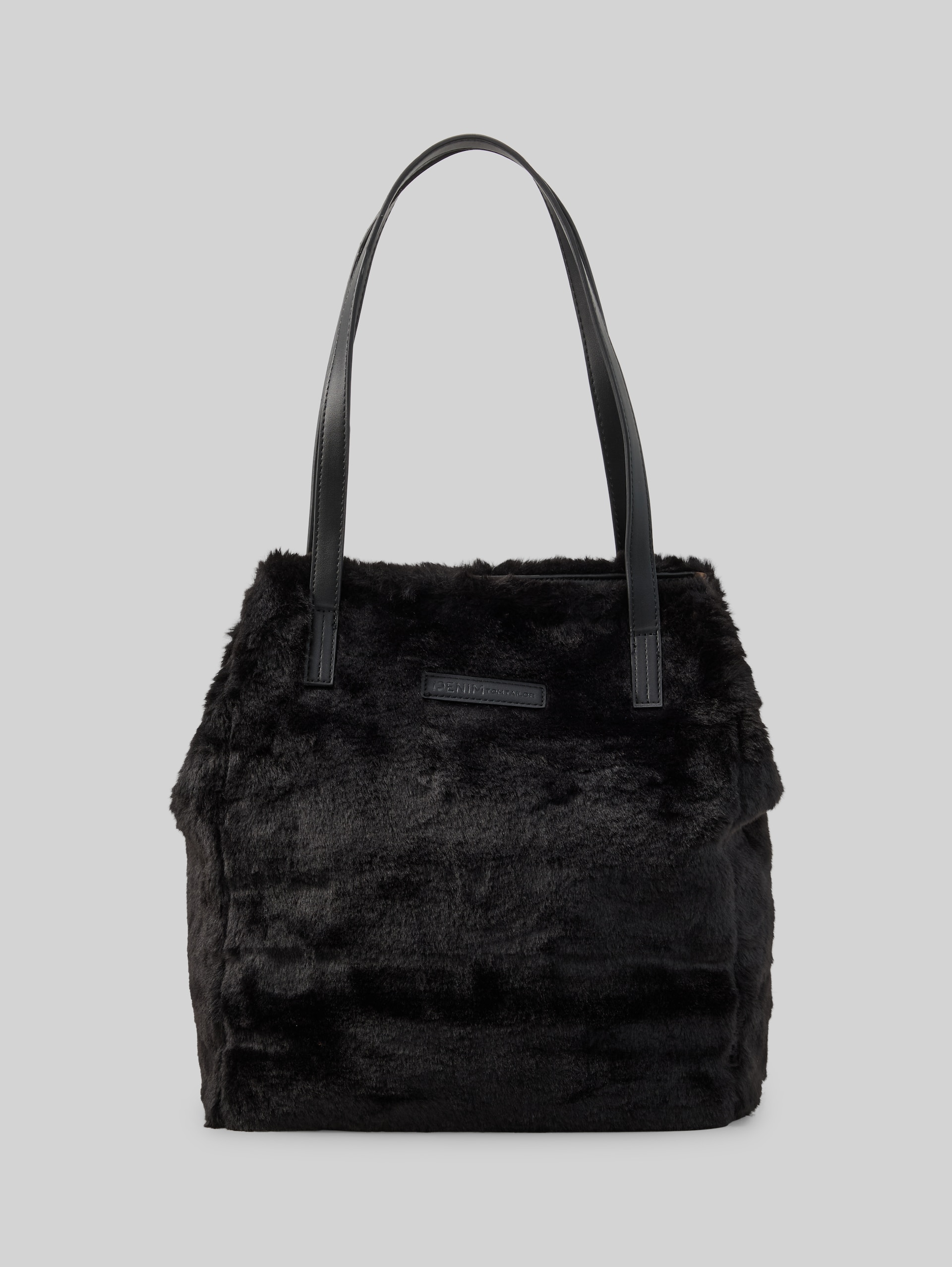 TTARONA COSY L shopper van imitatiebont - schwarz / black - Product vooraanzicht