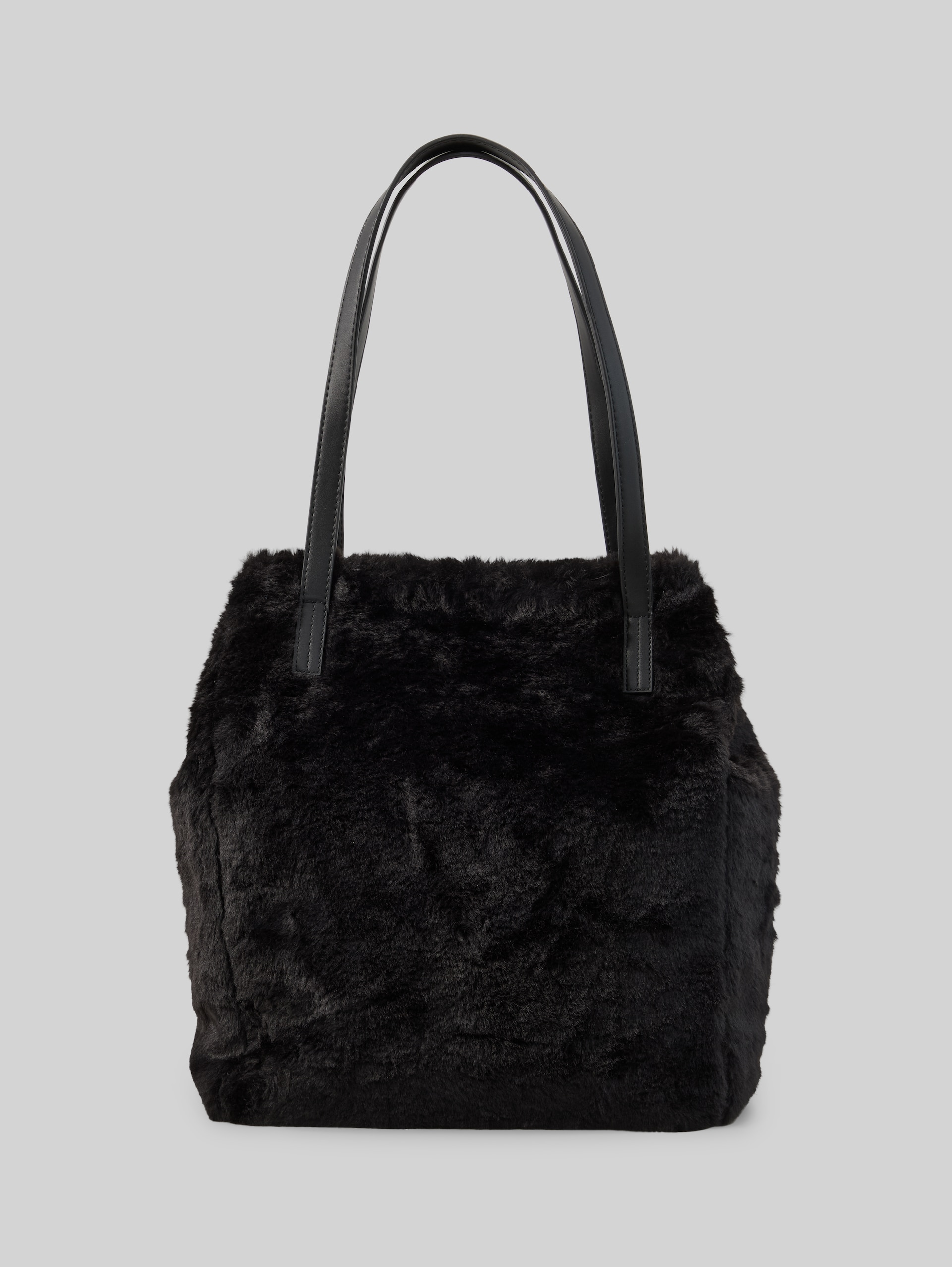 TTARONA COSY L shopper van imitatiebont - schwarz / black - Achteraanzicht product