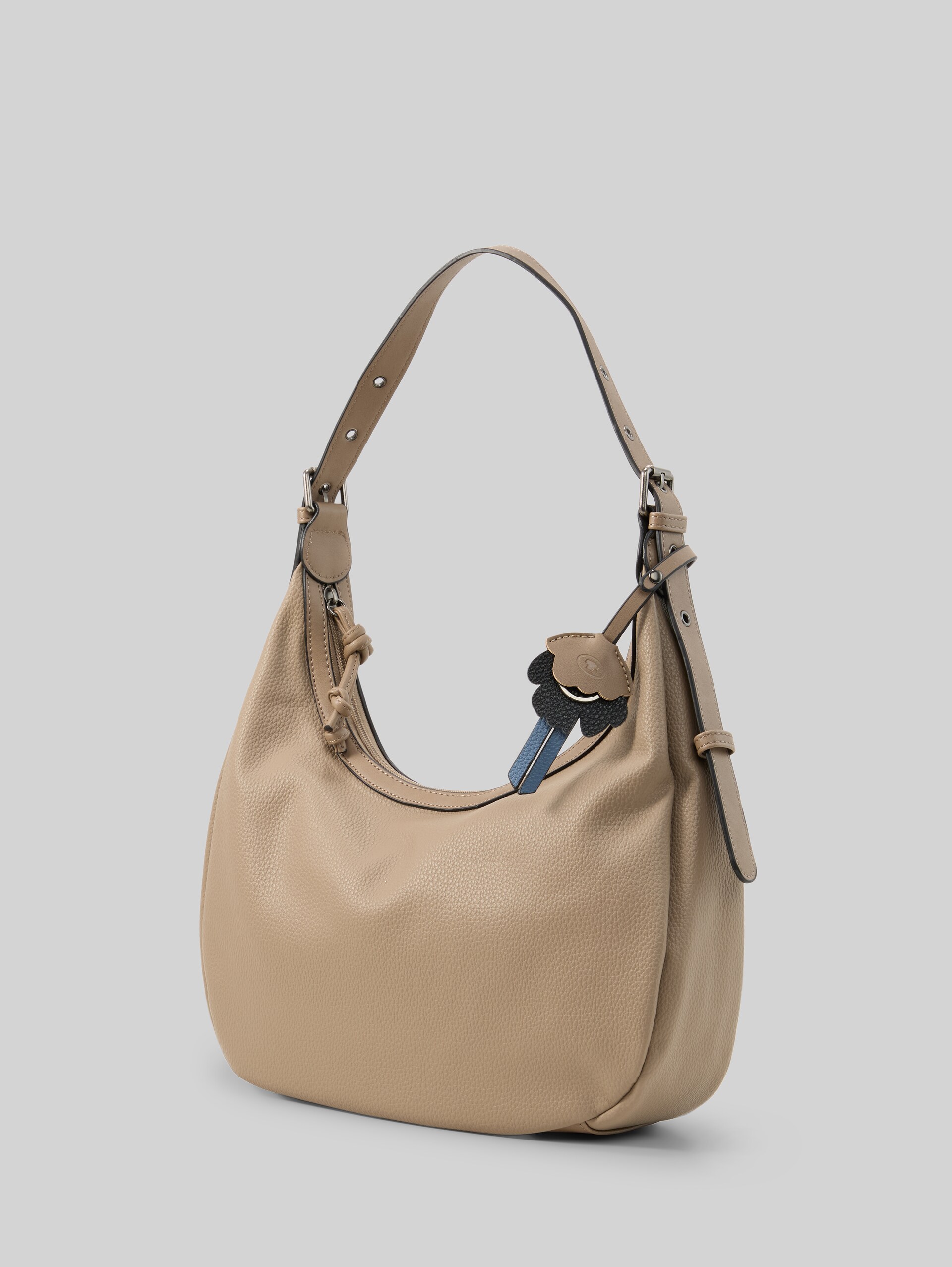 TTARTEMISA M buideltas met hanger - taupe / taupe - zijaanzicht product 