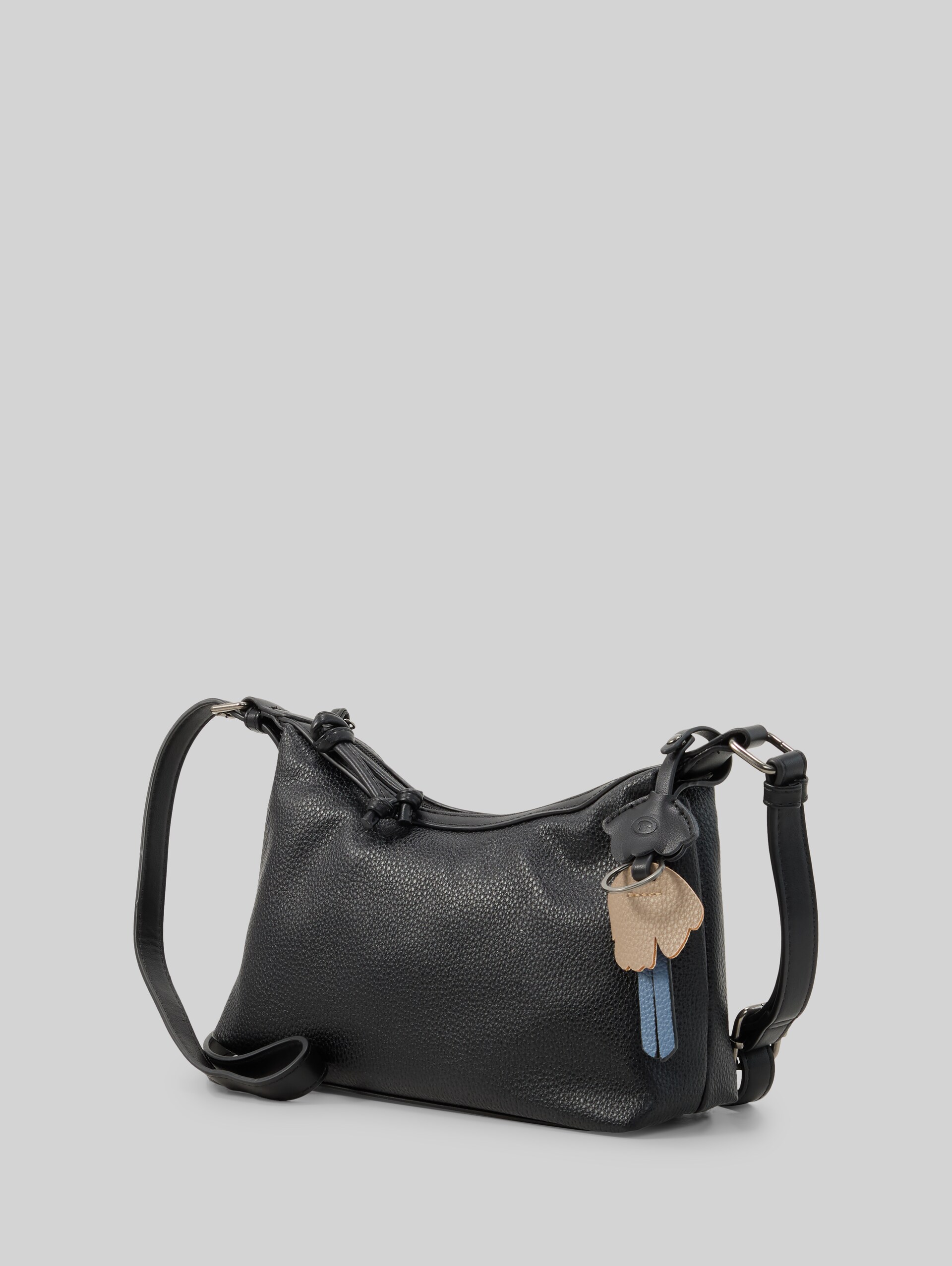 TTARTEMISA S schoudertas met hanger - schwarz / black - zijaanzicht product 