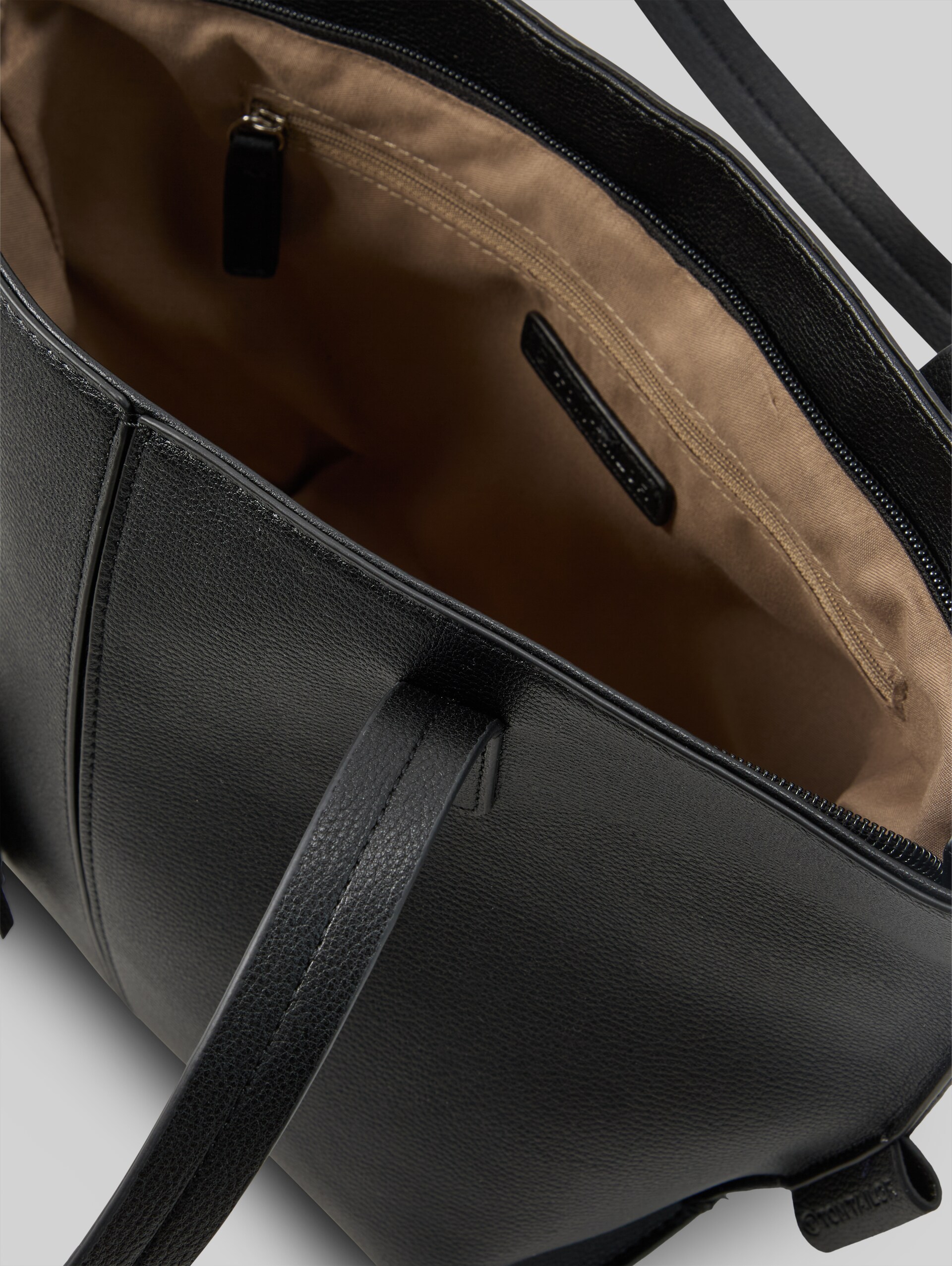 TTAVRIL M shopper met siernaad - schwarz / black - zijaanzicht product 