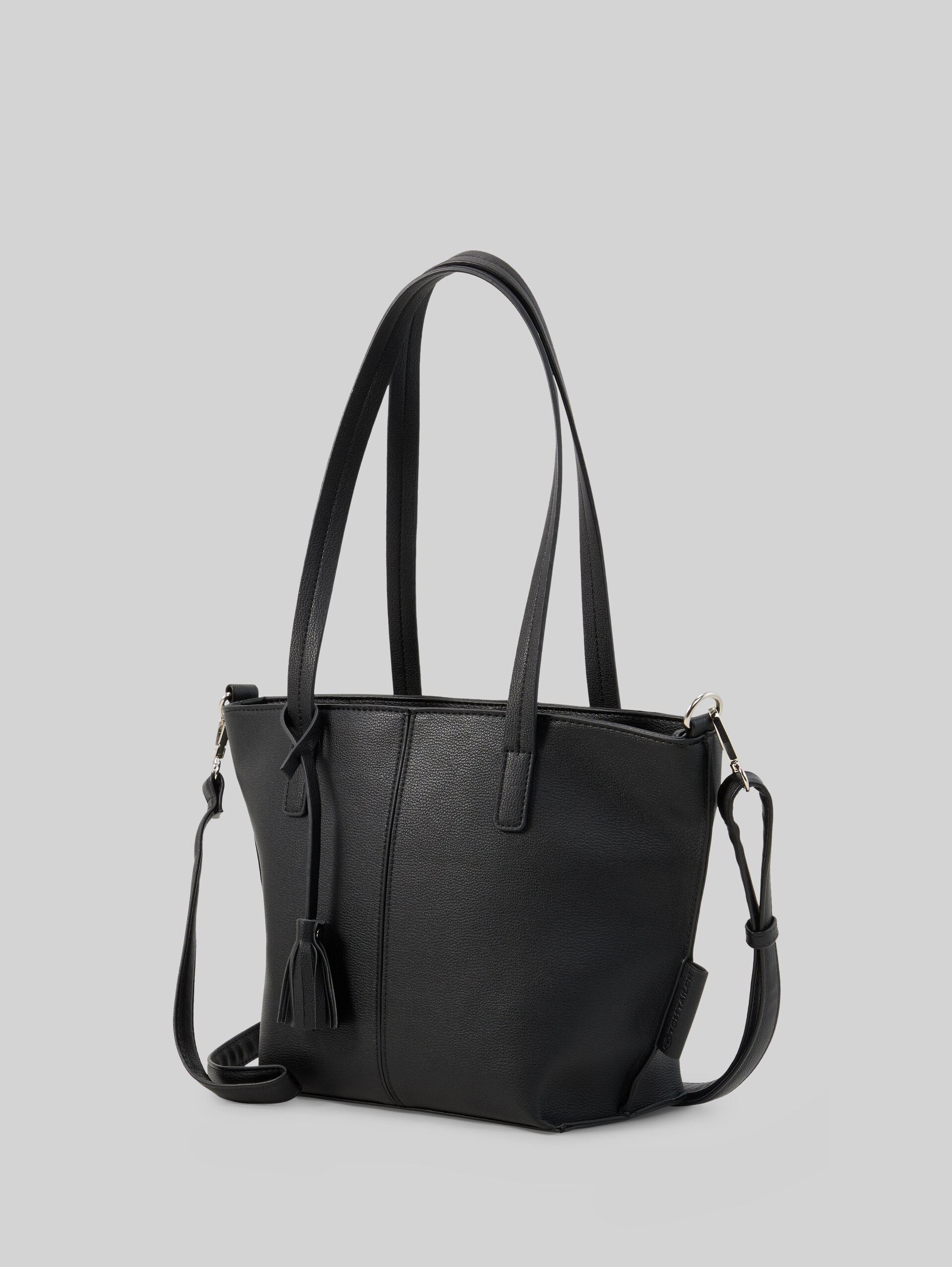 TTAVRIL M shopper met siernaad - schwarz / black - zijaanzicht product 