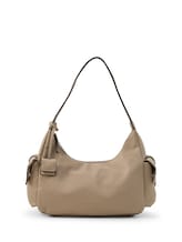 Niet geselecteerd, TTCHARIS M schoudertas met hangertje door Tom Tailor, beige