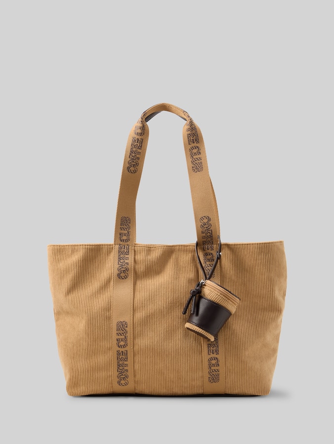 TTCORTINI L Sac cabas avec pendentif par Denim Female, camel / camel nature