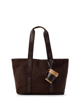 Geselecteerd, TTCORTINI L Shopper met hanger door Tom Tailor, bruin