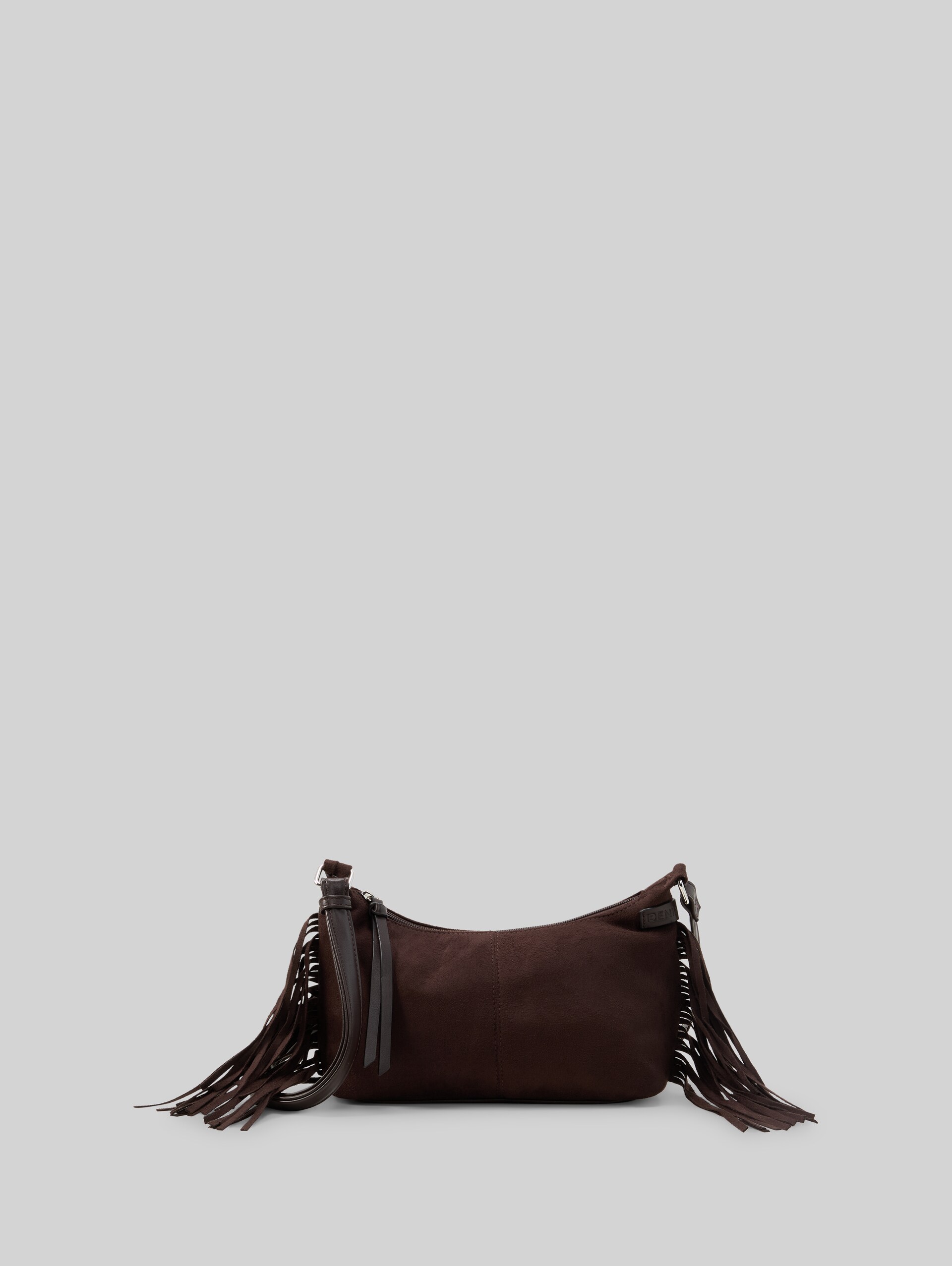 TTDEYANIRA schoudertas met franjes - dark brown - Product vooraanzicht