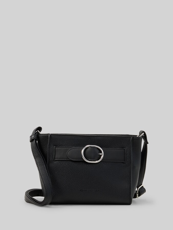 TTELIORA S schoudertas met riemdetail door Women, schwarz / black