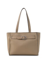 Geselecteerd, TTELIORA L shopper met riemdetail door Tom Tailor, beige