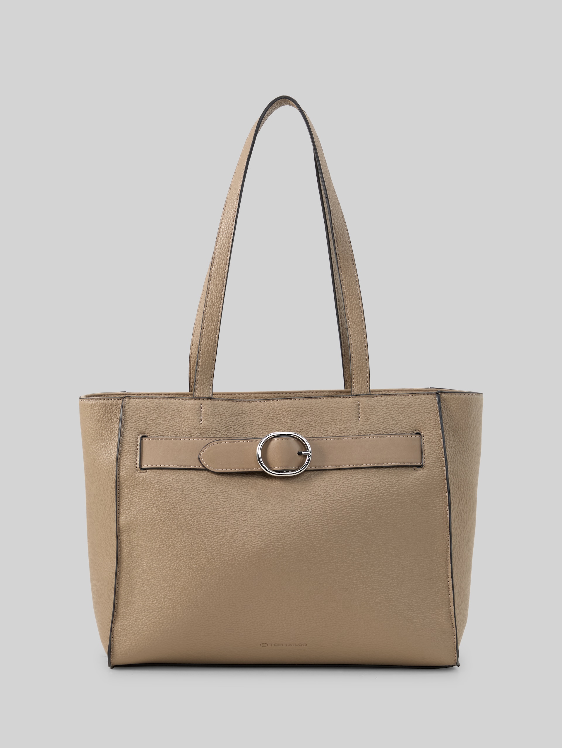 TTELIORA L shopper met riemdetail - taupe / taupe - Product vooraanzicht