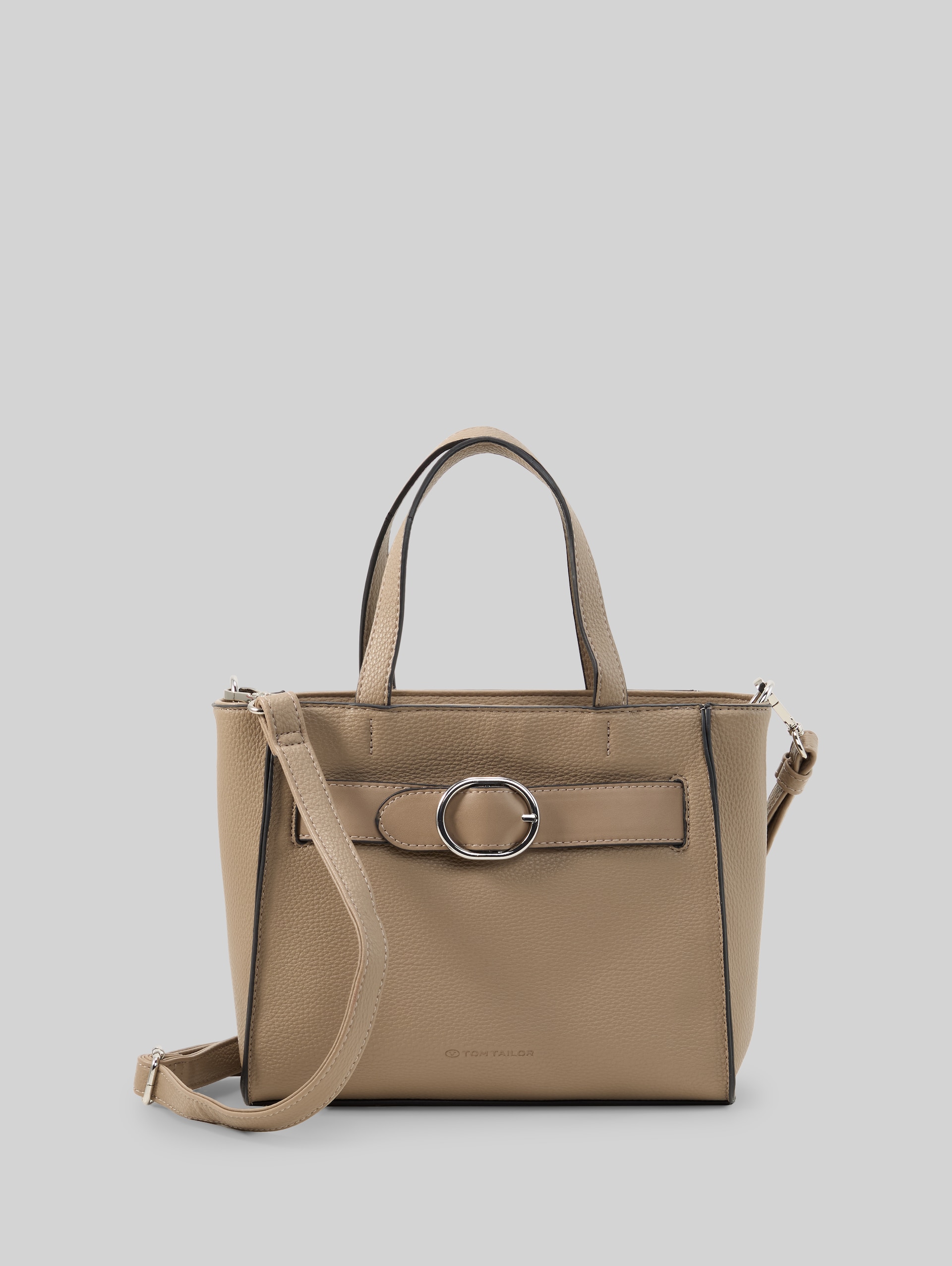 TTELIORA M shopper met riemdetail - taupe / taupe - Product vooraanzicht