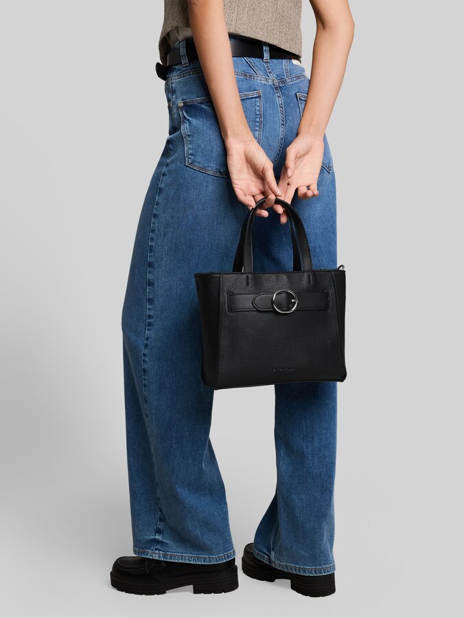 TTELIORA M : sac cabas avec détail de ceinture par Women, schwarz / black