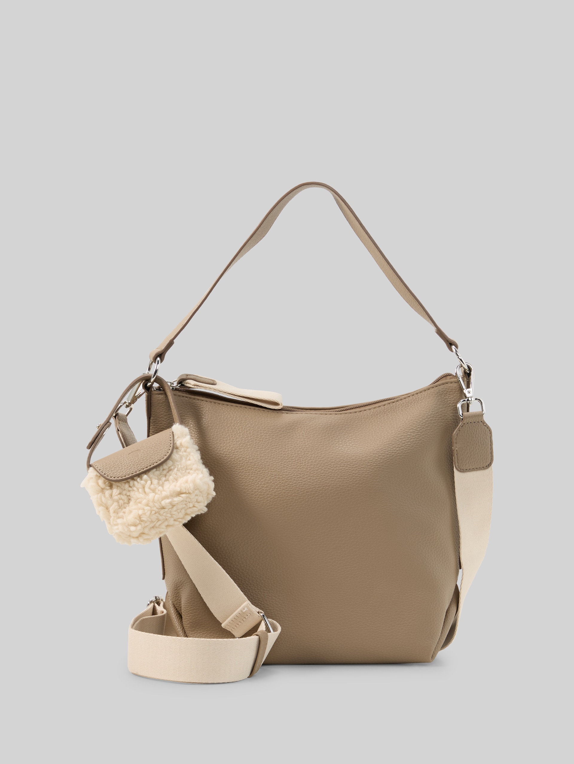 TTFANIA M buideltas met bijhangertasje - taupe / taupe - Product vooraanzicht
